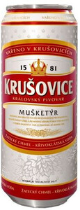 Krusovice Musketyr, in can, 0.5 л