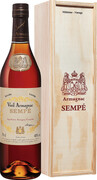 Armagnac Sempe, Millesime, Armagnac AOC, 1967, wooden box, 0.7 L