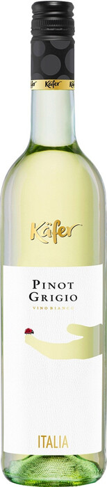 На фото изображение Kafer Pinot Grigio, 0.75 L (Кафер Пино Гриджио объемом 0.75 литра)