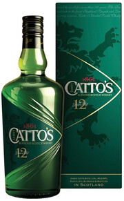 Виски Cattos, 12 Years Old, in gift box, 0.7 л
