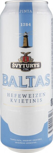 Svyturys, Baltas White, in can, 568 ml