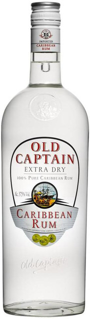 На фото изображение Old Captain Extra Dry, 0.7 L (Олд Кэптэн Экстра Драй объемом 0.7 литра)