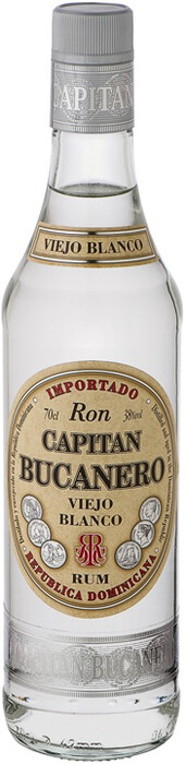На фото изображение Capitan Bucanero Viejo Blanco, 0.7 L (Капитан Буканеро Вьехо Бланко объемом 0.7 литра)