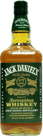 In the photo image Jack Daniels, Green Label, 1 L