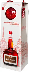 Ликер Grand Marnier, Сordon Rouge, gift box with glass, 0.7 л