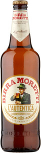 Итальянское пиво Birra Moretti LAutentica, 0.66 л