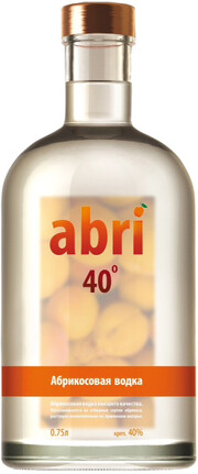 На фото изображение Abri, 0.75 L (Абри, Абрикосовая водка объемом 0.75 литра)