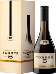 Torres 5 Solera Reserva, gift box, 0.7 л