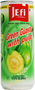 Jefi Green Guava with Pulp, in can, 240 мл