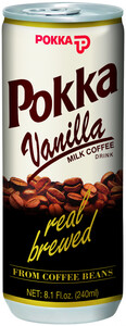 Pokka Vanilla Milk Coffee Drink, in can, 240 ml