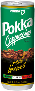 Pokka Capuccino Coffee Drink, in can, 240 ml