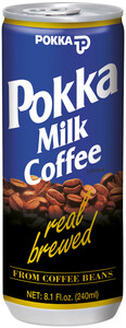 Pokka Milk Coffee Drink, in can, 240 ml