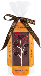Шоколад Чокоделика, Шоколадное Дерево Клюква и Малина, на подложке, 55 г