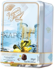 Vergani, Napoli Praline di Cioccolato Fondente con Crema al Limoncello, 100 g