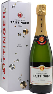 Шампанське Taittinger, Brut Reserve, gift box