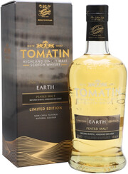 На фото изображение Tomatin, Earth, gift box, 0.7 L (Томатин, Земля, в подарочной коробке в бутылках объемом 0.7 литра)