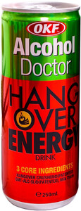 Alcohol Doctor Anti Hangover Drink, in can, 240 ml