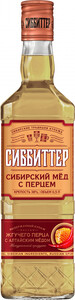 Сиббиттер Сибирский Специалитет, Сибирский мед с перцем, настойка горькая, 0.5 л