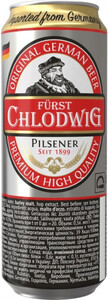 Лагер Furst Chlodwig Pilsener, in can, 0.5 л