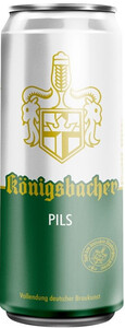 Лагер Konigsbacher Pils, in can, 0.5 л