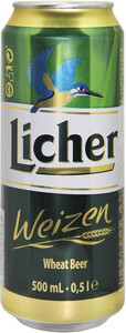 Пиво Licher Weizen, in can, 0.5 л