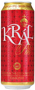 Лёгкое пиво Kral Pils, in can, 0.5 л