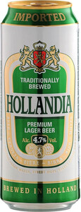 Hollandia Premium Lager, in can, 0.5 л