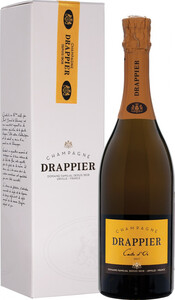 Игристое вино Champagne Drappier, Carte dOr Brut, Champagne AOC, gift box