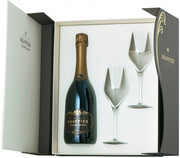 Champagne Drappier, Grande Sendree Brut, Champagne AOC, gift box with 2 glasses