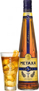 Metaxa 5* with a glass, 0.7 L