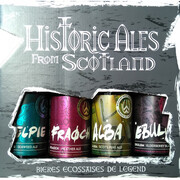 Historic Ales from Scotland, gift set of 4 bottles