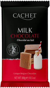 Cachet Milk Chocolate, 32% Cocoa, 300 g