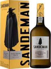 Вино Sandeman, Fine White Porto, Douro DOP, gift box