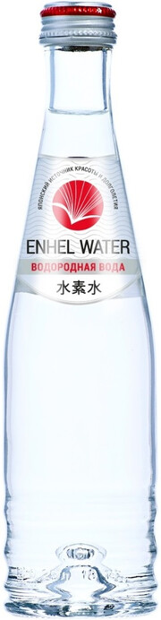 На фото изображение Enhel Water H2 Still, Glass, 0.25 L (Энхель Воте Водородная Негазированная, в стеклянной бутылке объемом 0.25 литра)