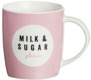 Dcasa, Milk & Sugar Mug, Pink, 350 ml