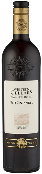 На фото изображение Western Cellars Red Zinfandel, 0.75 L (Вестерн Селлез Рэд Зинфандель объемом 0.75 литра)
