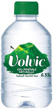На фото изображение Volvic Still, PET, 0.33 L (Вольвик Негазированная, в пластиковой бутылке объемом 0.33 литра)
