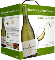 Вино Baron dArignac Colombard, bag-in-box, 5 л