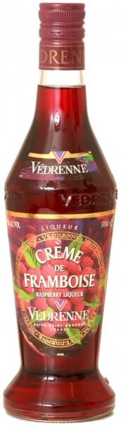 На фото изображение Vedrenne Creme de Framboise, 0.5 L (Ведренн Крем Малиновый (Крем де Фрамбуа) объемом 0.5 литра)