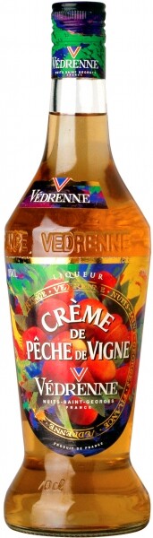 На фото изображение Vedrenne Creme de Peche, 0.5 L (Ведренн Крем Персиковый (Крем де Пеш) объемом 0.5 литра)