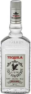 Tres Sombreros Tequila Silver, 0.7 л