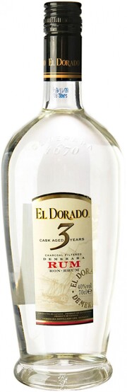 In the photo image El Dorado 3 Years Old Cask Aged, 0.7 L