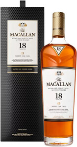 Виски Macallan Sherry Oak 18 Years Old, gift box, 0.7 л