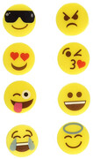 Vin Bouquet, Glass Marker Emoji, set of 8 pcs